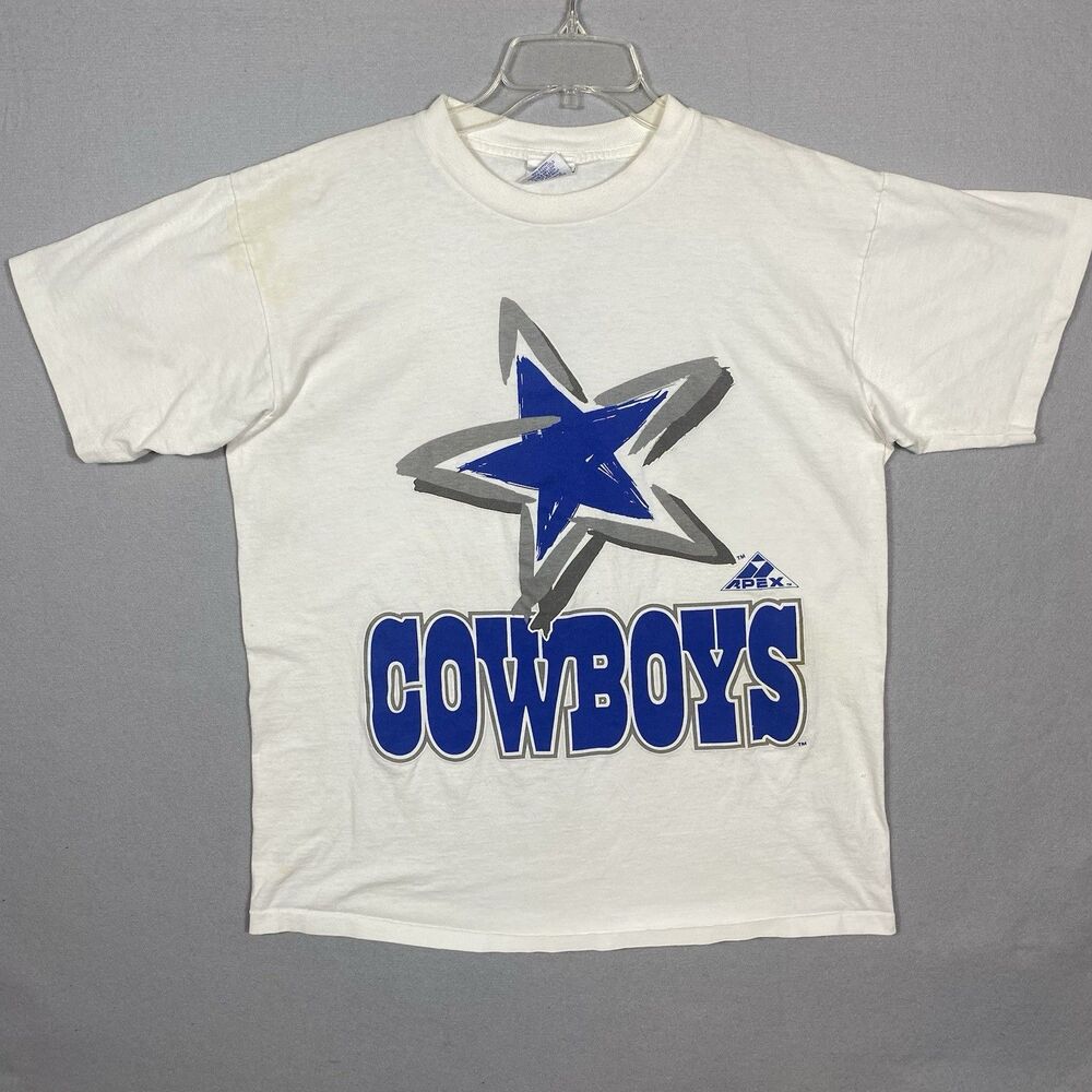 Vintage‎ 90s Dallas Cowboys Apex One Short Sleeve T Shirt Men’s Size L Thrashed